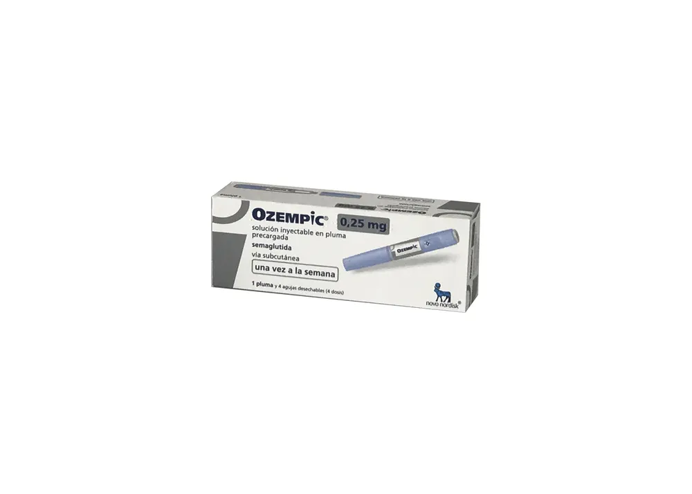OZEMPIC 0,25 MG SOLUCION INYECTABLE EN PLUMA PRECARGADA SOLUCIÓN INYECTABLE EN PLUMA PRECARGADA