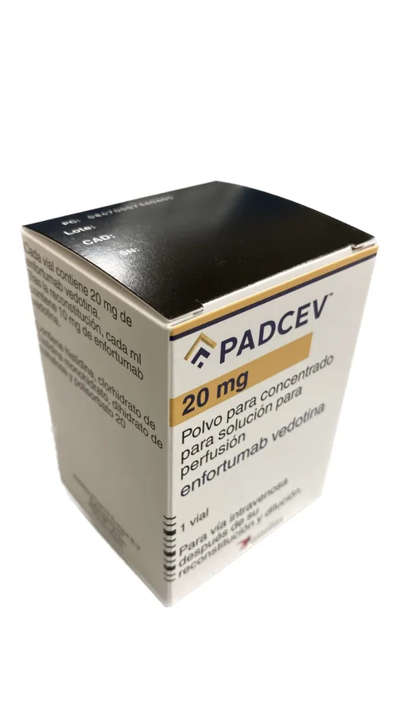 Padcev 20 mg polvere per concentrato per soluzione per infusione polvere per concentrato per soluzione per perfusione