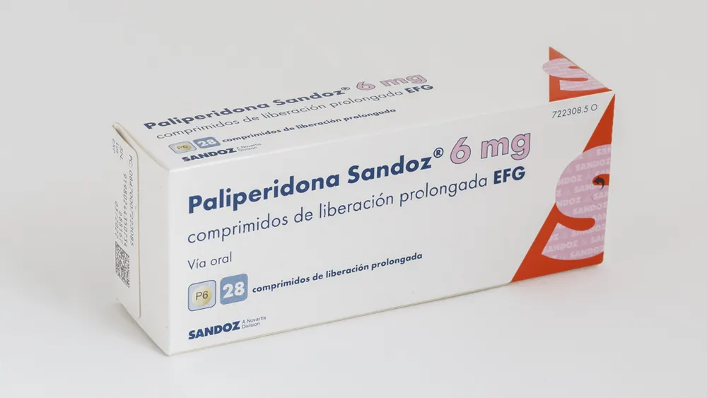 Paliperidone Sandoz 6 mg prolonged-release tablets EFG tablets, prolonged-release