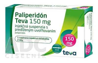 Paliperidone Teva 150 mg prolonged-release injectable suspension EFG suspension for injection, prolonged release