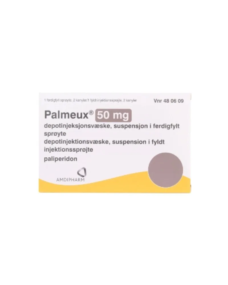 Palmeux 50 mg sospensione iniettabile a rilascio prolungato in siringa preriempita EFG sospensione per iniezione a rilascio prolungato, in siringa preriempita