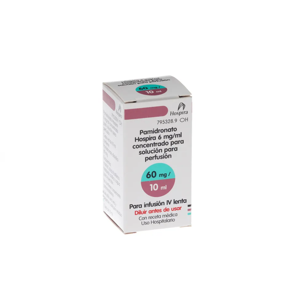 Pamidronato Hospira 6 mg/ml concentrato per soluzione per infusione soluzione per infusione, concentrato per preparazione di