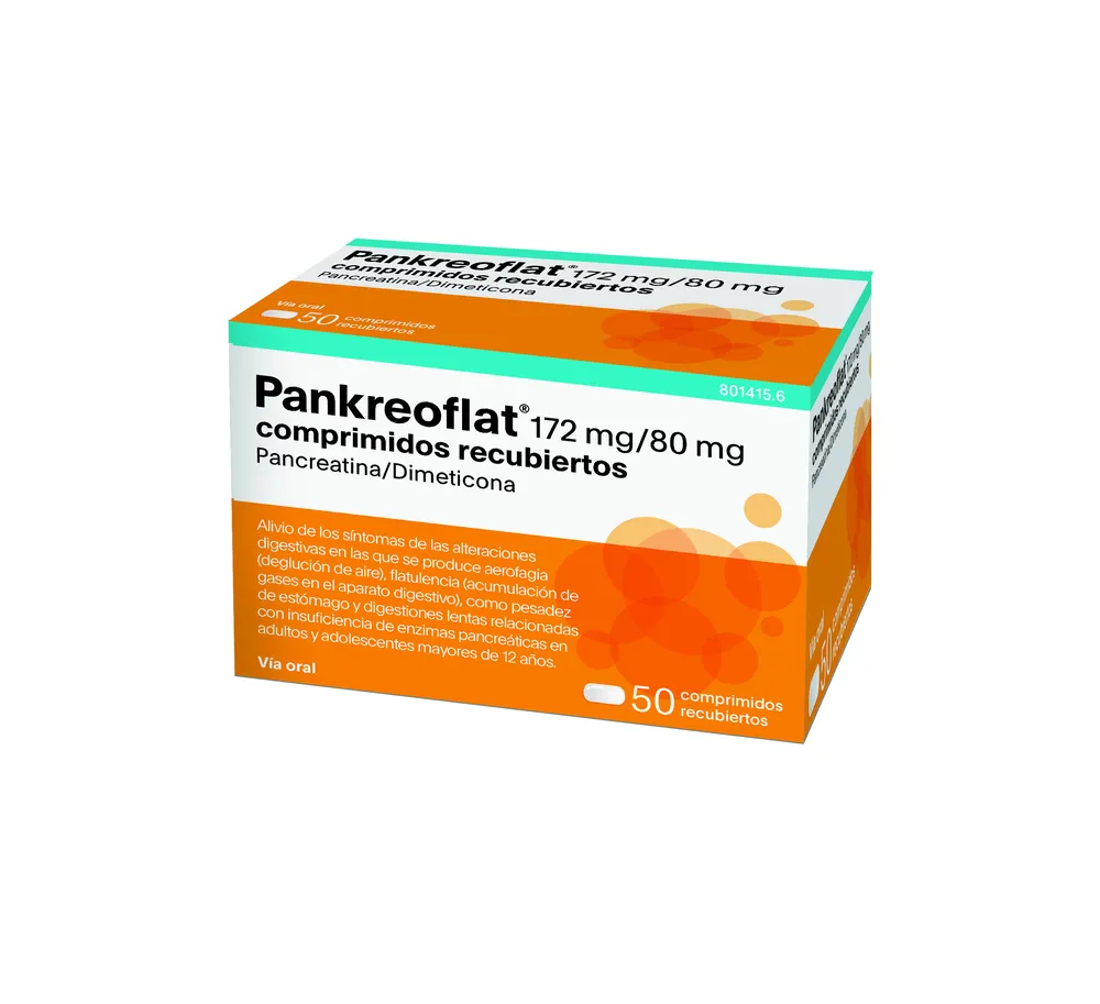 PankreoFlat 172 mg/80 mg compresse rivestite con film compresse