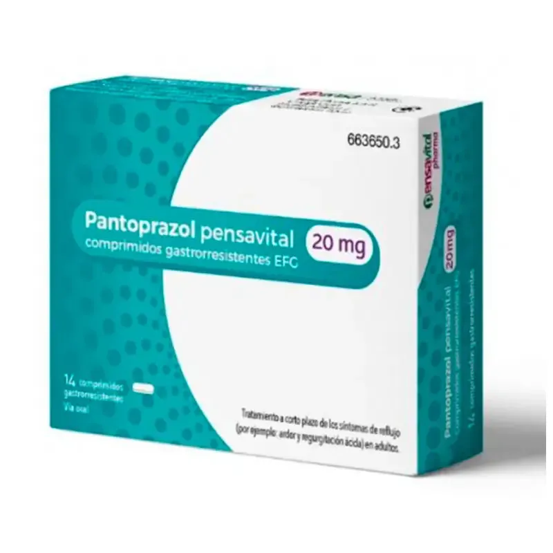 PANTOPRAZOL PENSAVITAL 20 mg COMPRIMIDOS GASTRORRESISTENTES EFG COMPRIMIDO GASTRORRESISTENTE