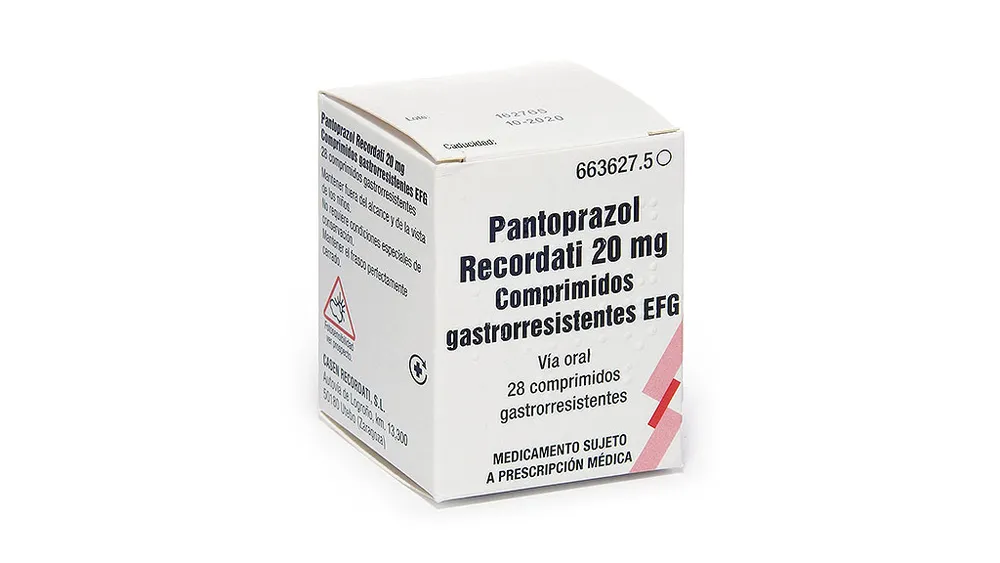 Pantoprazole Recordati 20 mg gastro-resistant tablets EFG tablets, enteric-coated