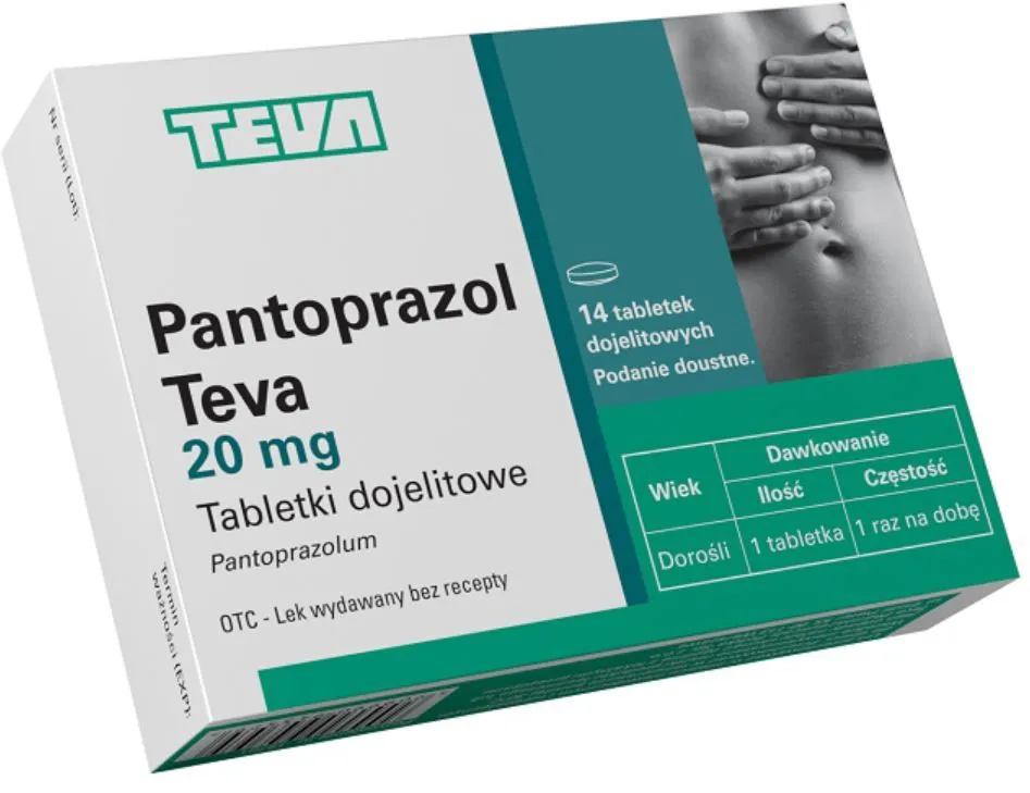 Pantoprazolo Teva-Ratio 20 mg compresse gastroresistenti EFG compresse, rivestite con film