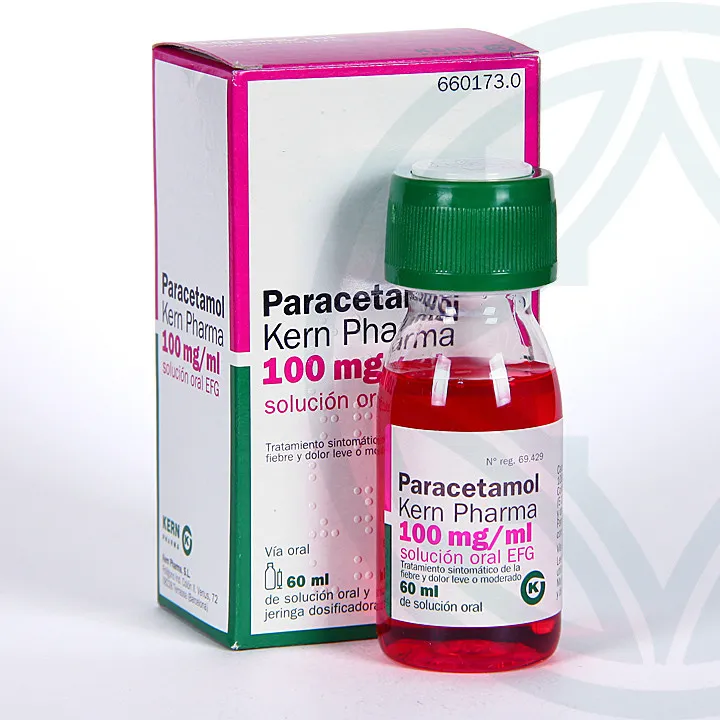 Paracetamol Kern Pharma 100 mg/ml oral solution EFG solution, oral