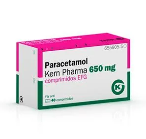 Paracetamol Kern Pharma 650 mg tablets EFG tablets