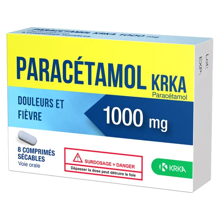 Paracetamolo Krka 1000 mg compresse EFG compresse