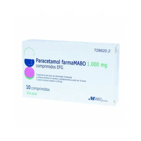 Парацетамол Мабоген 1 г таблетки ЕФГ таблетки