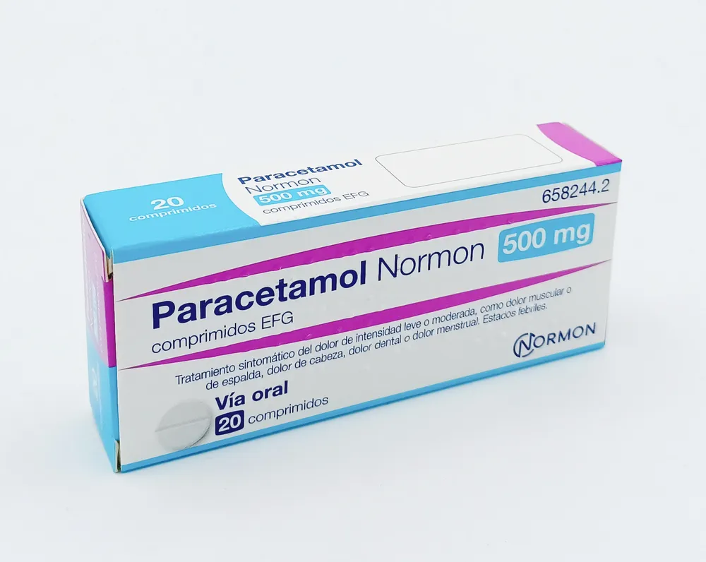 Paracetamol Normon 500 mg tablets EFG tablets