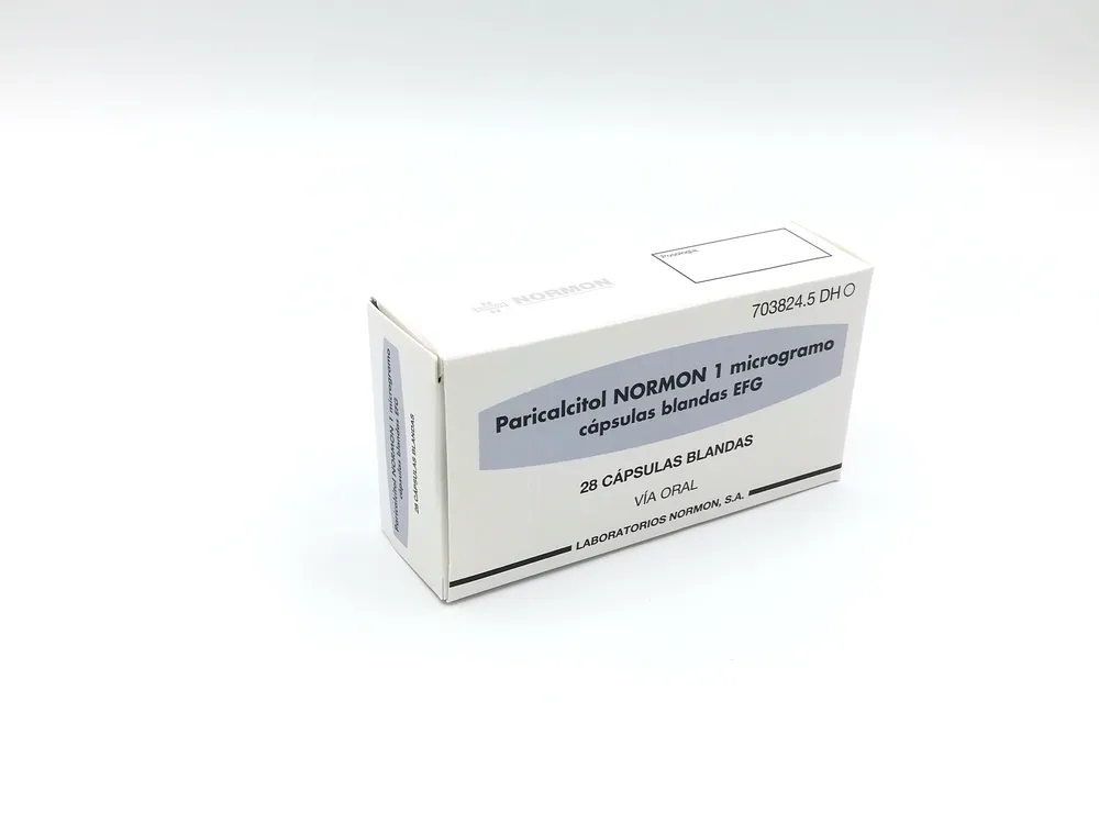 Paricalcitol Normon 1 microgram soft capsules EFG capsules, soft gelatin