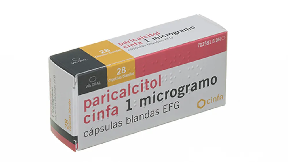 Paricalcitol Teva 1 microgrammo capsule molli EFG capsule, molli