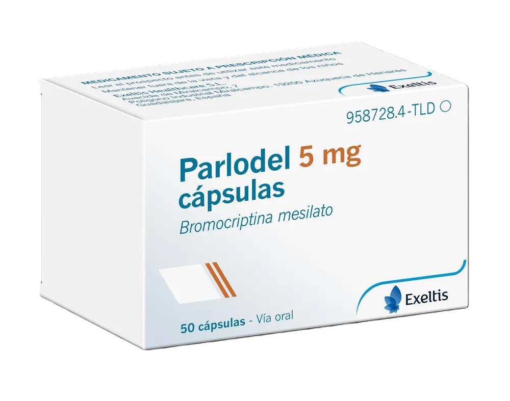 Parlodel 5 mg capsules capsules, hard