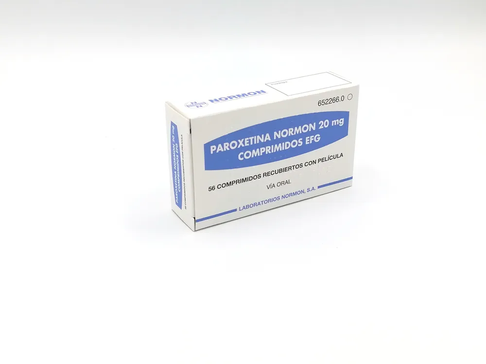 Paroxetina Normon 20 mg compresse rivestite con film EFG compresse, rivestite con film