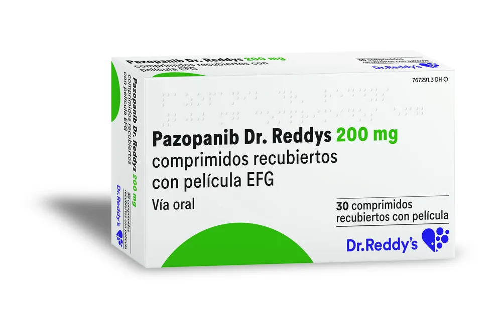 Pazopanib Dr. Reddys 200 mg compresse rivestite con film EFG compresse, rivestite con film