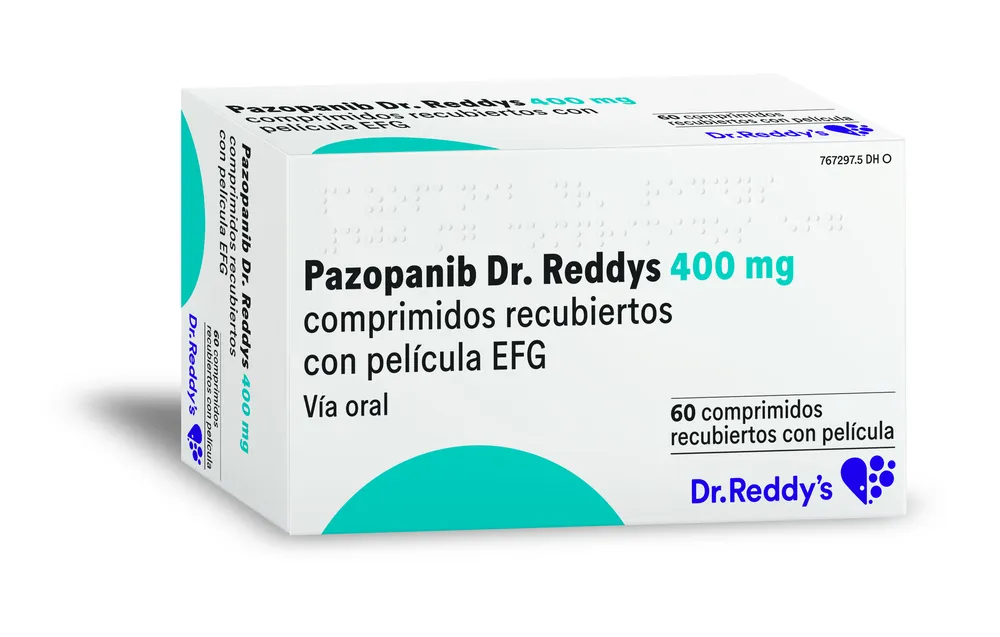Pazopanib Dr. Reddy's 400 mg film-coated tablets EFG tablets, film-coated