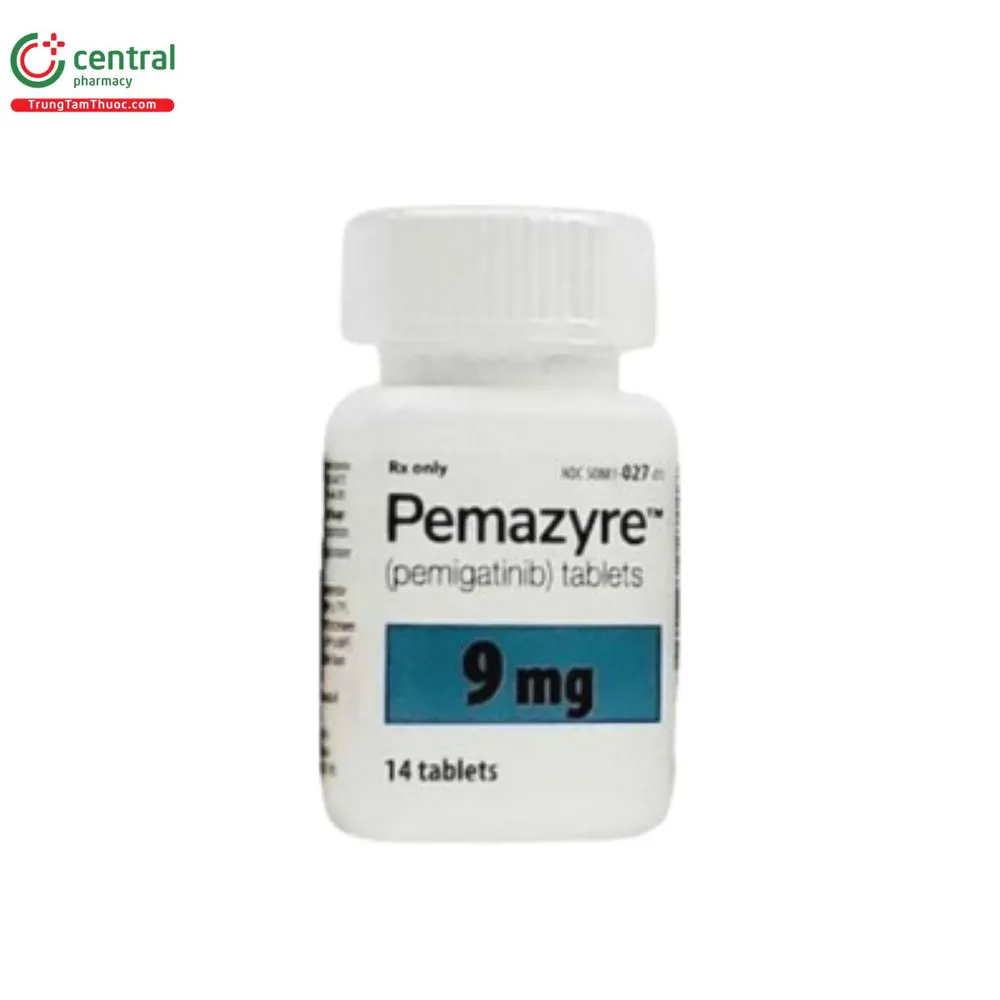 PEMAZYRE 9 mg COMPRIMIDOS COMPRIMIDO