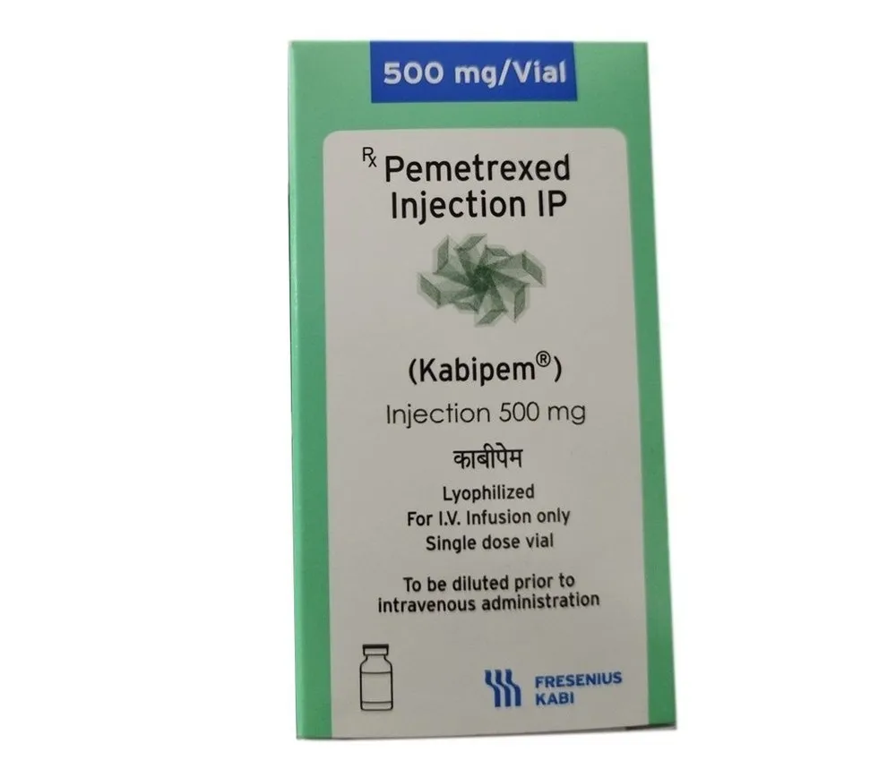 Pemetrexed Sun 500 mg powder for concentrate for infusion solution EFG powder for concentrate for solution for infusion