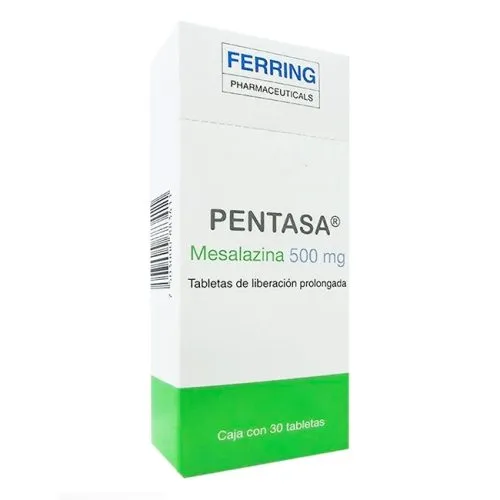 Pentasa 500 mg prolonged-release tablets tablets