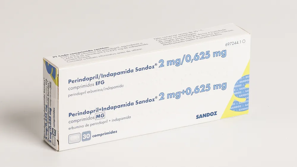 Perindopril/indapamide Sandoz 2 mg/0.625 mg tablets EFG tablets