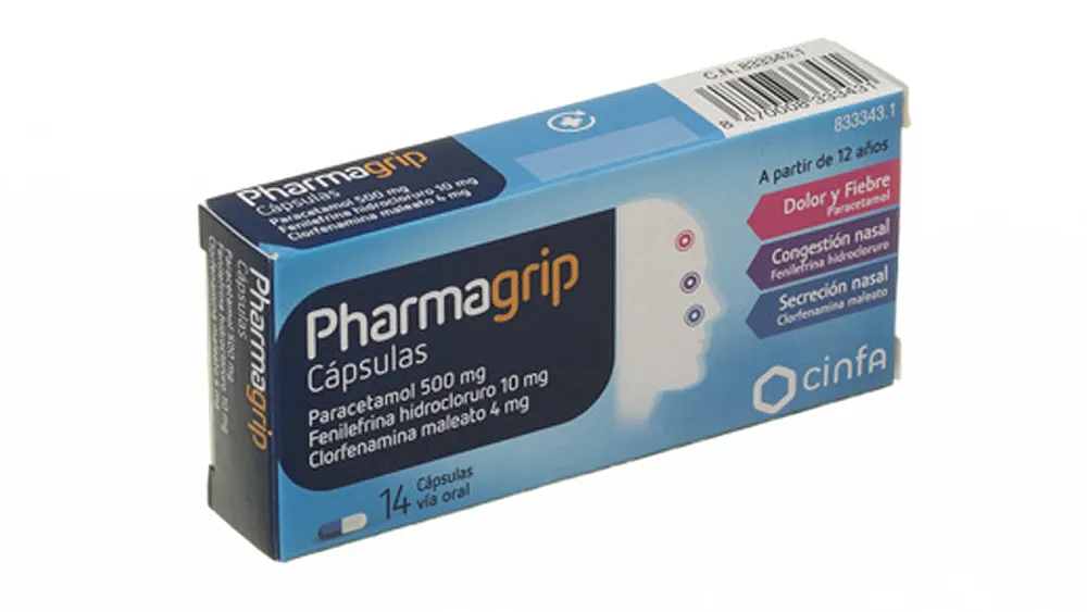 Pharmagrip Congestion y Secrecion Nasal capsule capsule, rigide