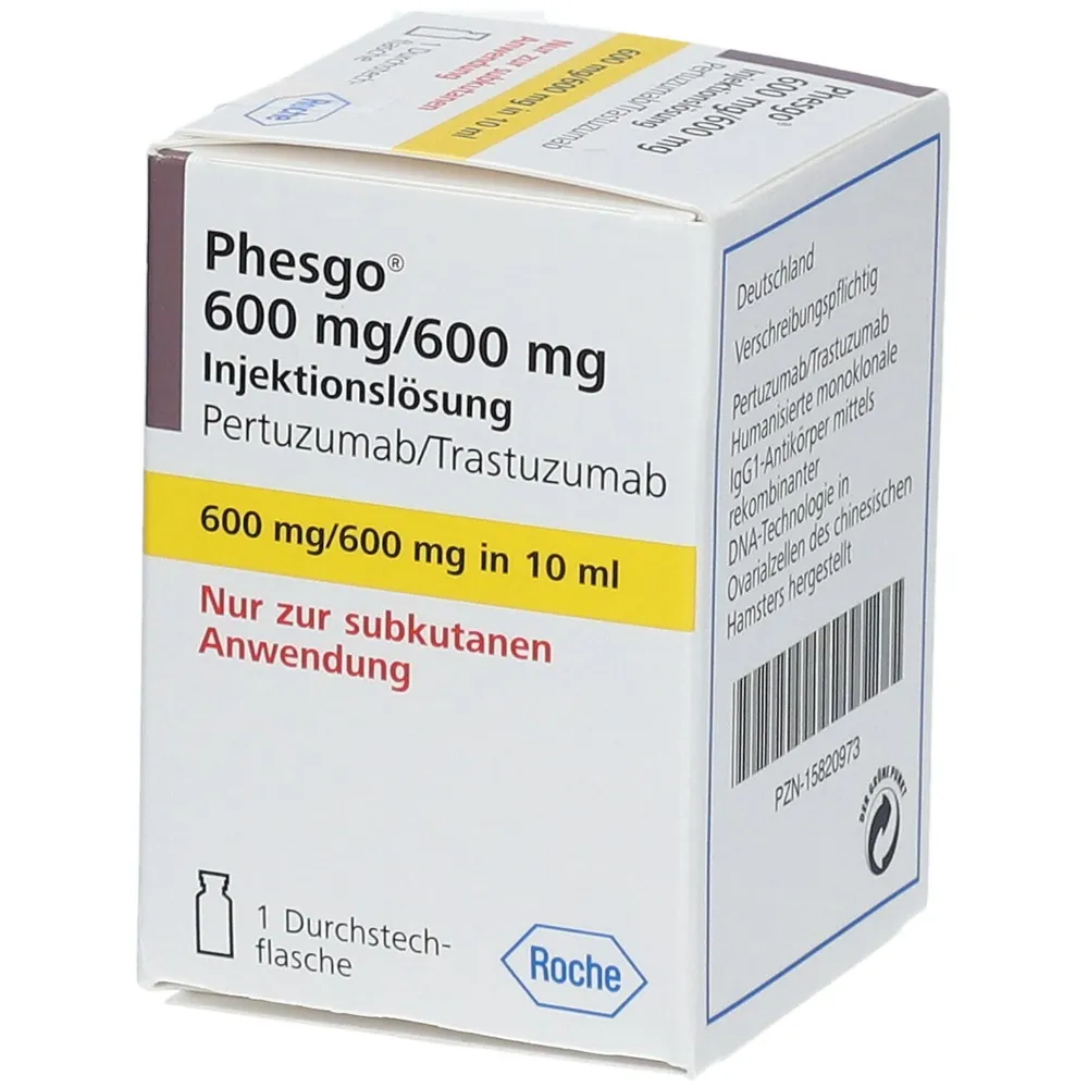 Phesgo 600 mg/600 mg soluzione iniettabile soluzione per iniezione