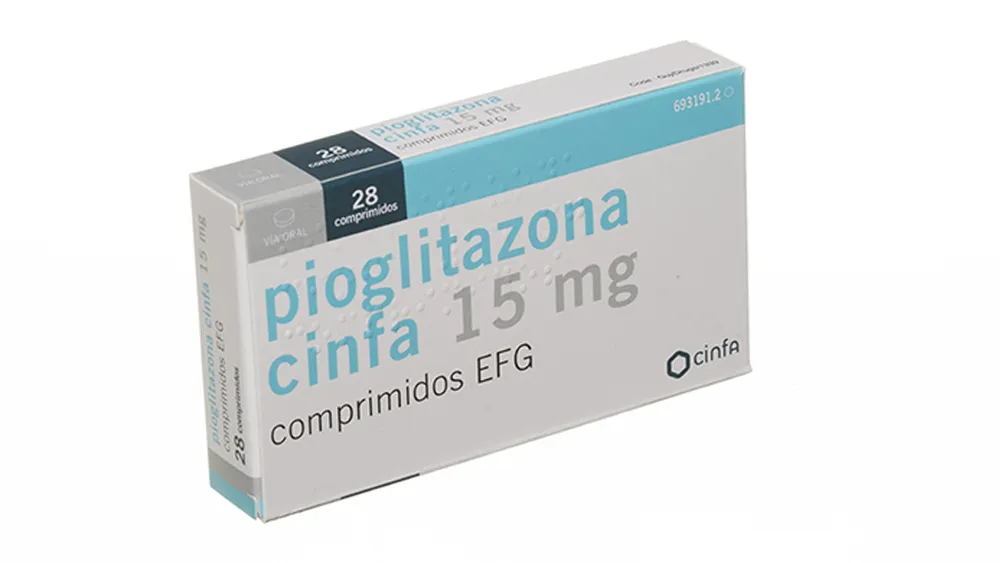 Pioglitazone CINFA 15 mg compresse EFG compresse