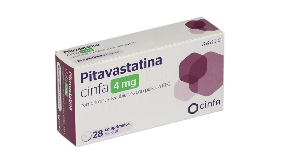 Pitavastatin Cinfa 4 mg film-coated tablets EFG tablets, film-coated