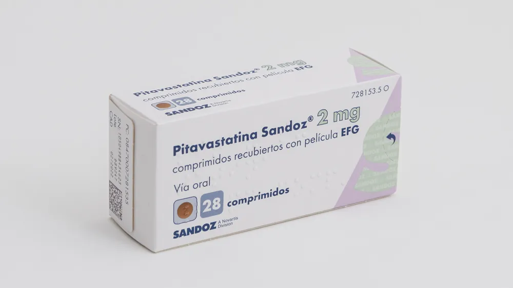 Pitavastatina Sandoz 2 mg compresse rivestite con film EFG compresse, rivestite con film