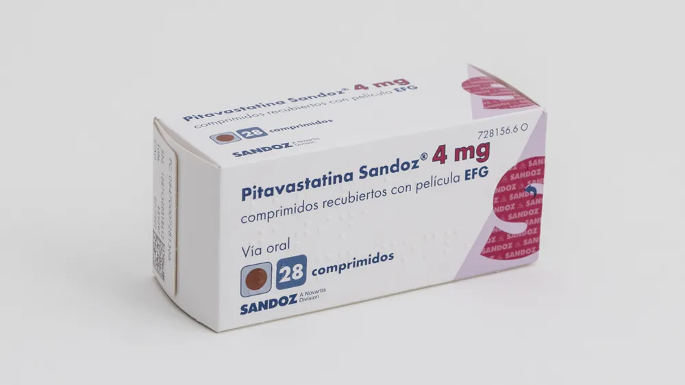 Pitavastatina Sandoz 4 mg compresse rivestite con film EFG compresse, rivestite con film