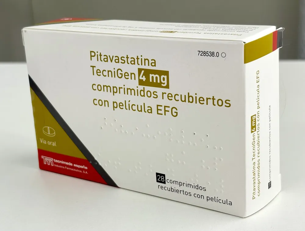 Pitavastatina Tecnigen 4 mg compresse rivestite con film EFG compresse, rivestite con film