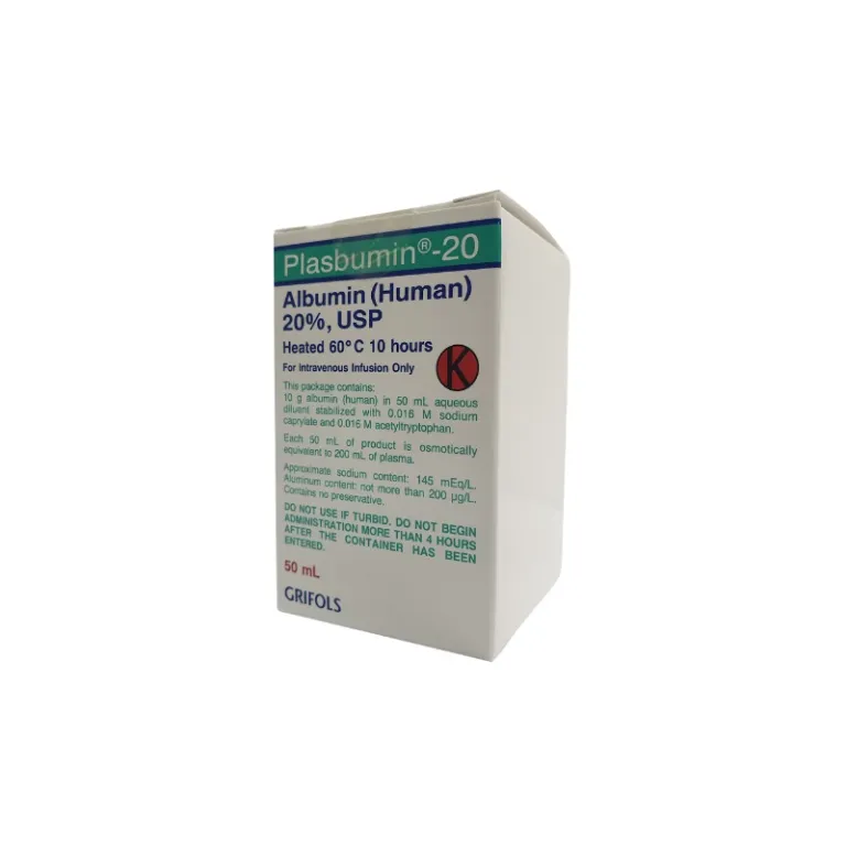 PLASBUMIN 20% solución para perfusión SOLUCIÓN PARA PERFUSIÓN