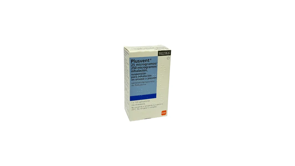 Plusvent 25 microgrammi/250 microgrammi/inalazione, sospensione per inalazione in contenitore sotto pressione sospensione, per inalazione in contenitore sotto pressione