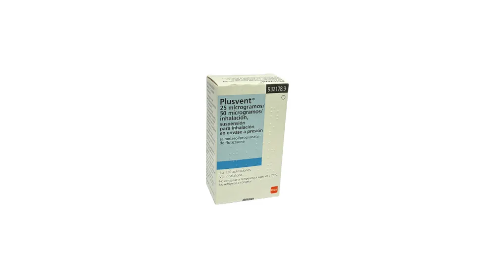 Plusvent 25 microgrammi/50 microgrammi/inhalazione, sospensione per inalazione in contenitore sotto pressione sospensione, per inalazione in contenitore sotto pressione