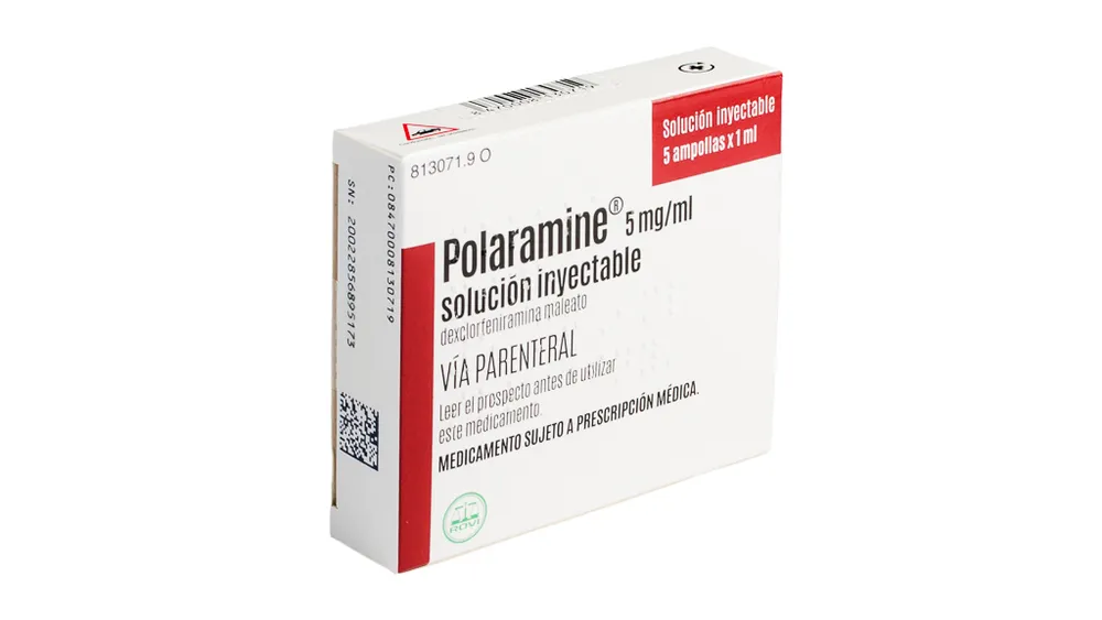 Polaramine 5 mg/ml soluzione iniettabile soluzione per iniezione