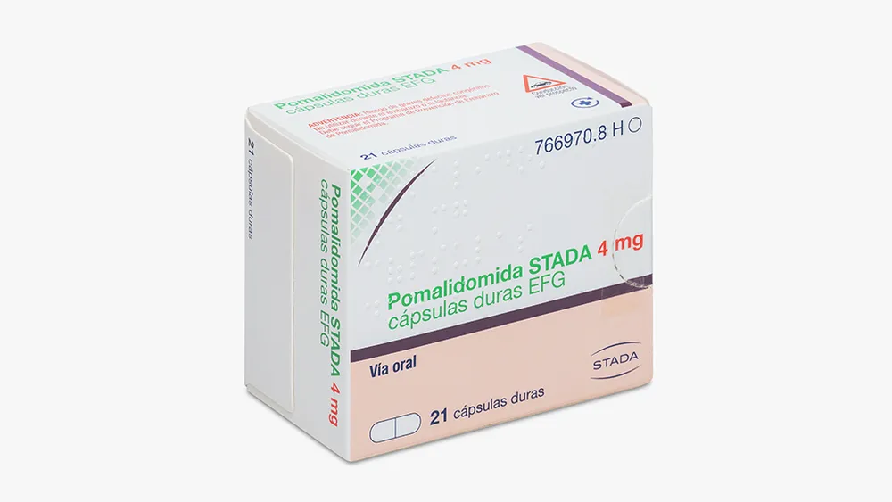 Pomalidomide STADA 4 mg hard capsules EFG capsules, hard