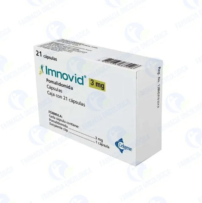 Pomalidomide Teva 3 mg hard capsules EFG capsules, hard