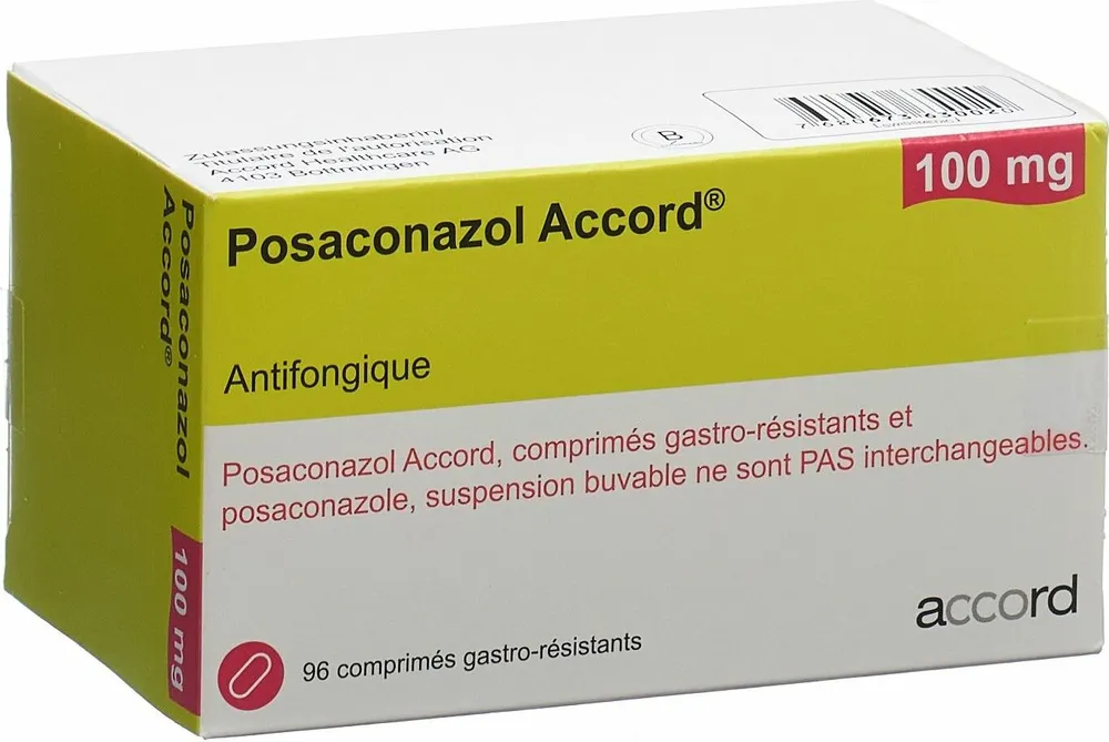Posaconazolo Accord 100 mg compresse gastroresistenti EFG compresse, rivestite con film