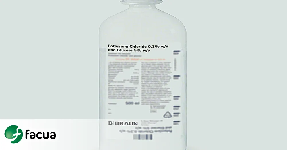 Potassium B. Braun 0.04 mEq/ml prediluted in glucose 5% solution for infusion solution for infusion