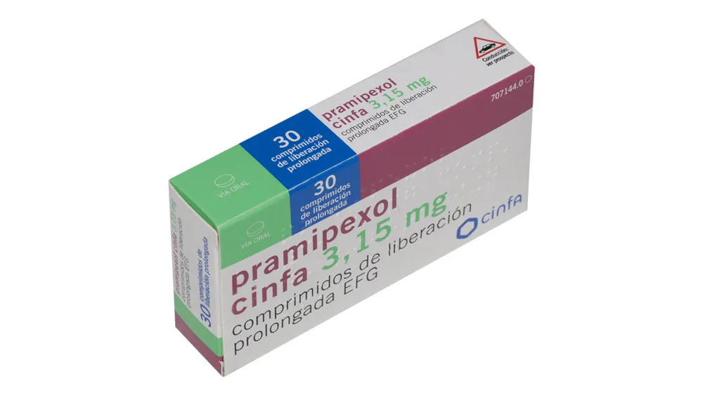Pramipexole Cinfa 3.15 mg prolonged-release tablets EFG tablets, prolonged-release