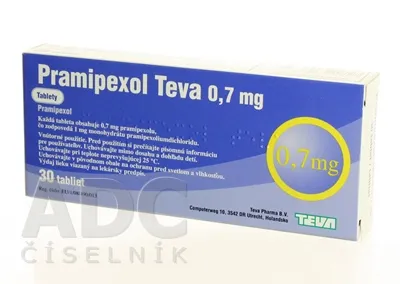 Pramipexole Teva 0.7 mg tablets EFG tablets