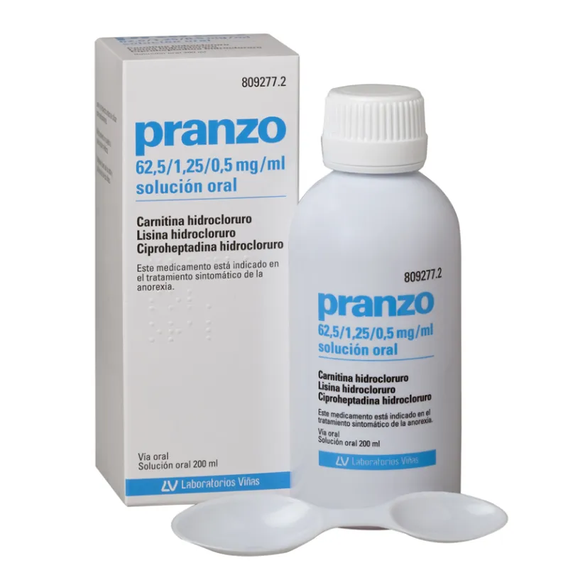 Pranzo 62.5 / 1.25 / 0.5 mg/ml oral solution solution, oral