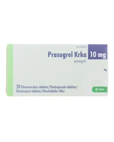 Prasugrel Krka 10 mg compresse rivestite con film EFG compresse, rivestite con film