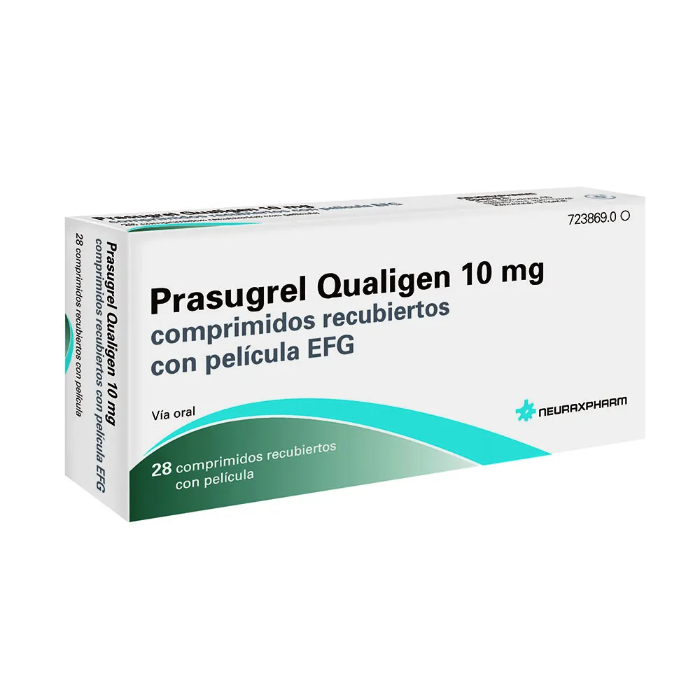 Prasugrel Qualigen 10 mg film-coated tablets EFG tablets, film-coated