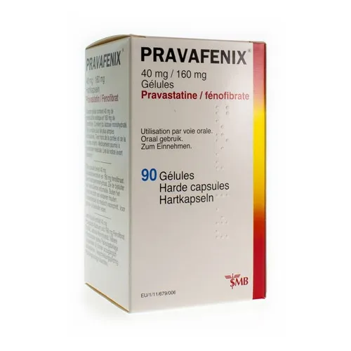 Pravafenix 40 mg/160 mg capsule dure capsule, rigide