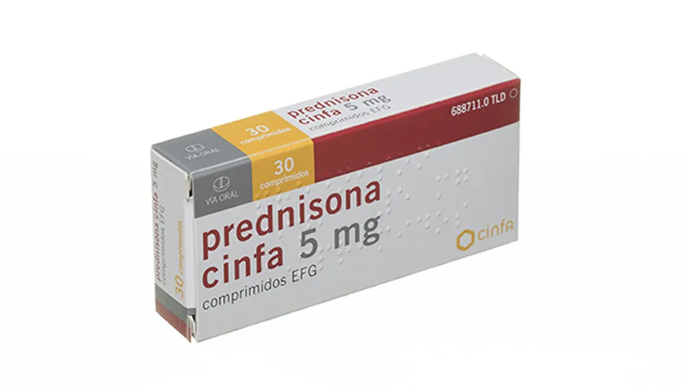 Prednisone CINFA 5 mg tablets EFG tablets