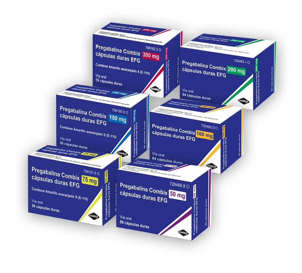 Pregabalina Combix 100 mg capsule rigide EFG capsule, rigide