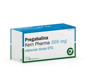 Pregabalin Kern Pharma 200 mg hard capsules EFG capsules, hard