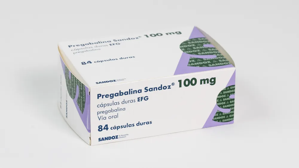 Pregabalin Sandoz 100 mg hard capsules EFG capsules, hard